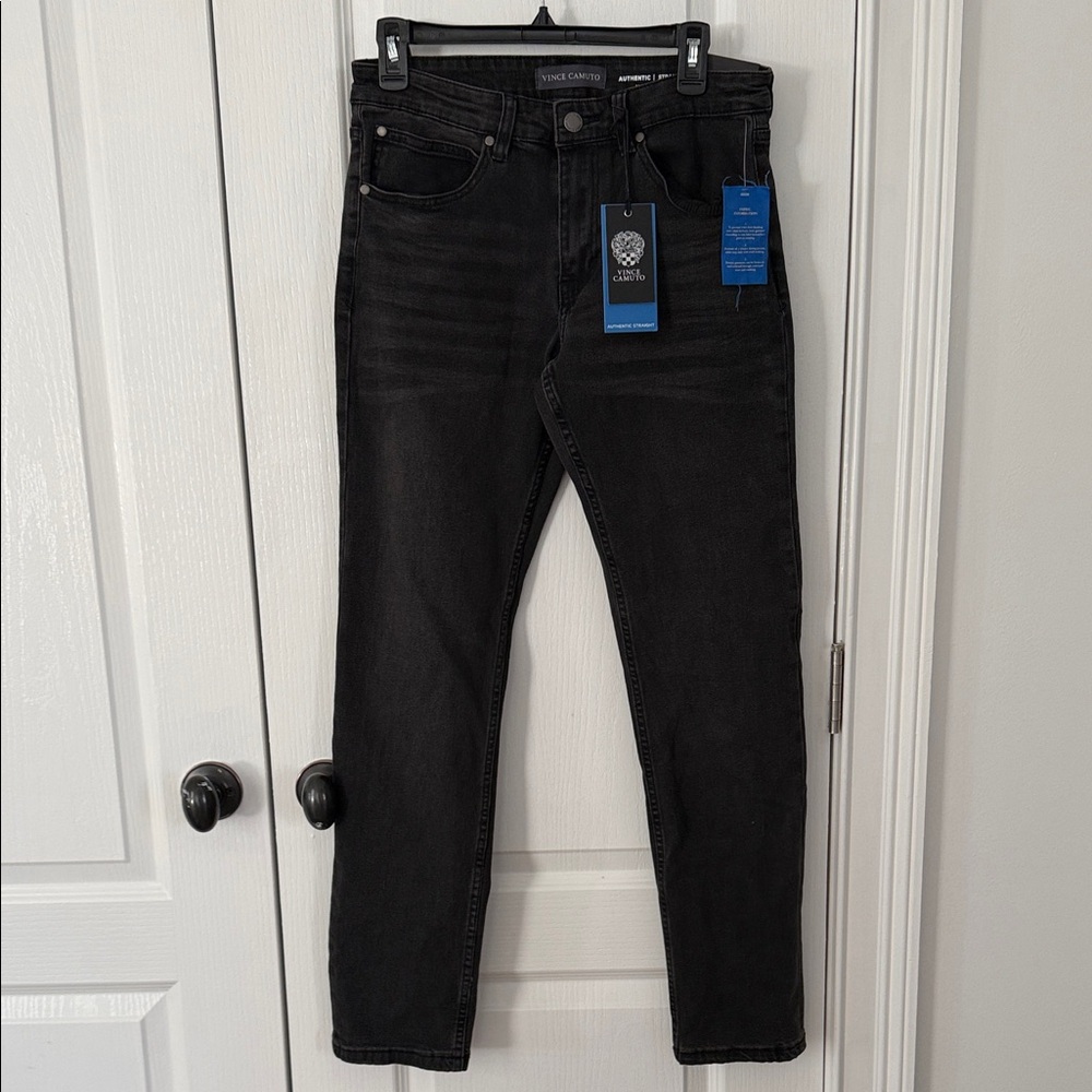 Vince Camuto Black Jeans straight leg 30x32